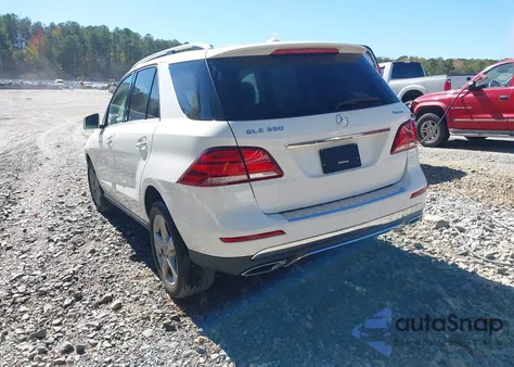 2017 Mercedes-Benz Gle 350 4Matic z USA, uszkodzony, nr VIN 4JGDA5HB5HA983759